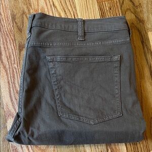 J. Crew Olive-Brown Cotton Pants